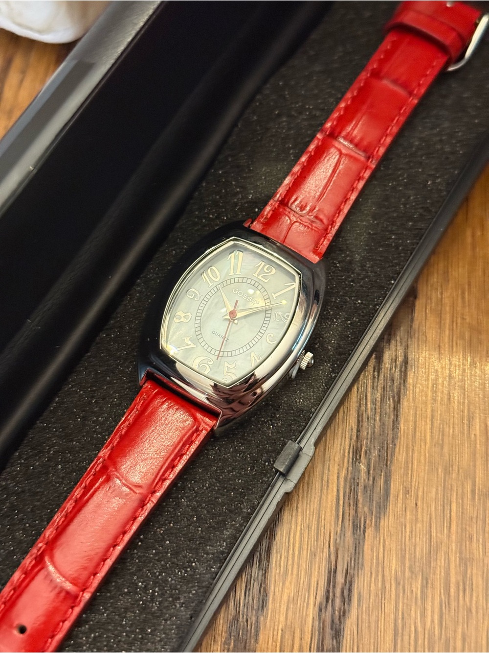 Gossip | Red Leather Strap Women's Watch